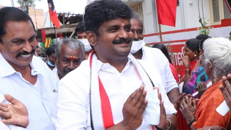 Former Tamil Nadu health minister C. Vijayabaskar. Credit: Twitter/@Vijayabaskarofl