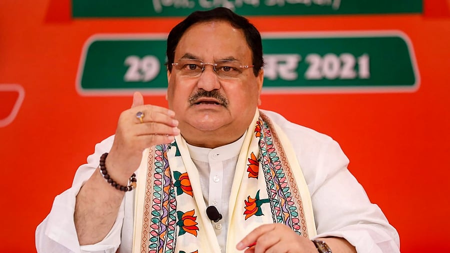BJP National President J P Nadda. Credit: PTI File Photo