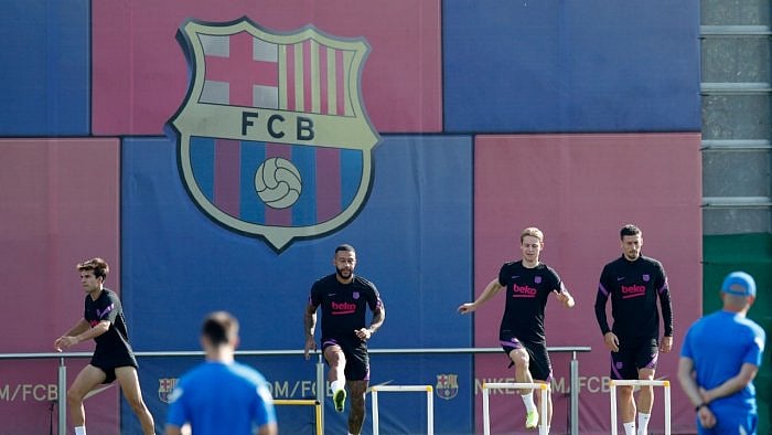 Barcelona's place in the Champions League has been more assured, even if they have still shown impressive consistency during the Messi era to advance to the last 16. Credit: Reuters Photo