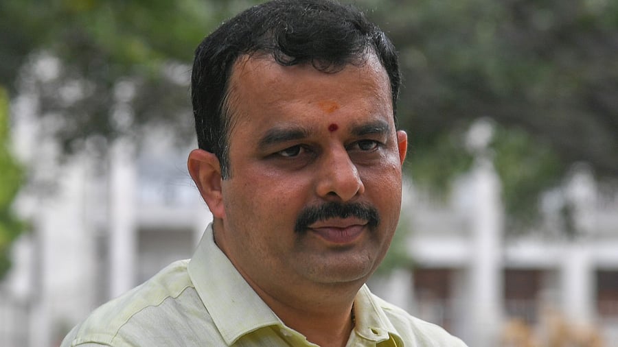 V Sunil Kumar, Minister for Energy and Kannada and Culture in Bengaluru. Credit: DH File Photo