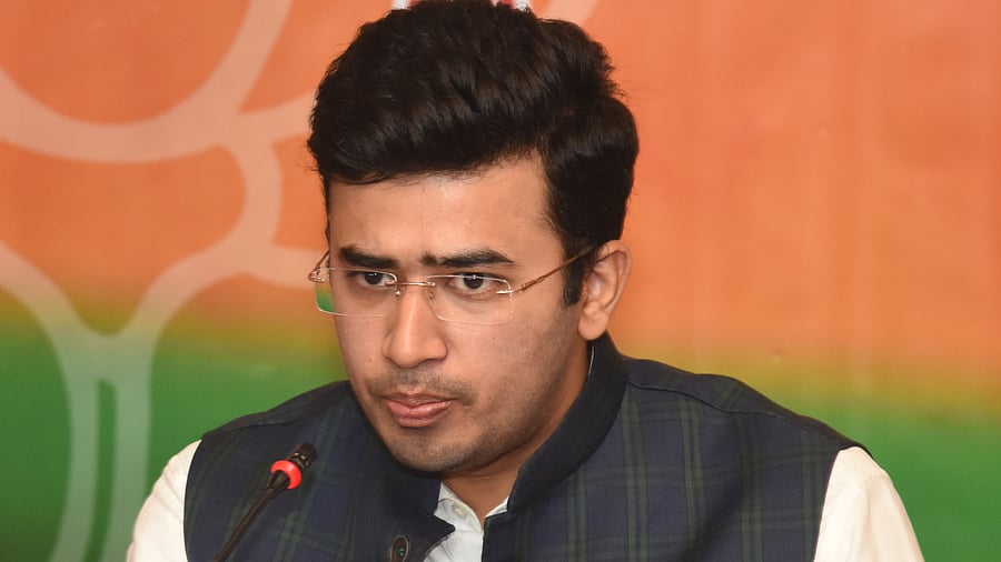 Tejasvi Surya. Credit: DH Photo