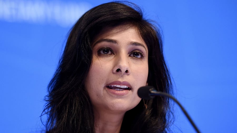 IMF chief economist Gita Gopinath. Credit: AFP Photo