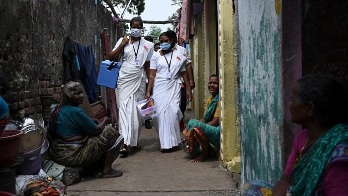 The active cases have declined to 1,78,098, according to the data updated at 8 am. Credit: AFP Photo