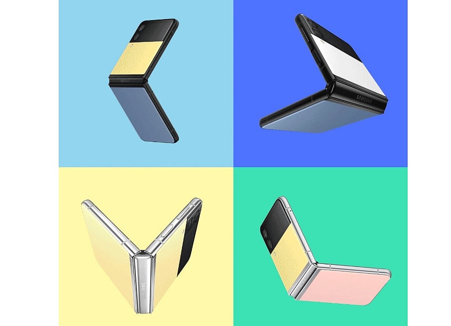 Samsung Bespoke custom options for Galaxy Z Flip3. Credit: Samsung