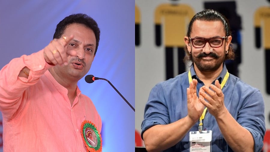 Karnataka BJP MP Anantkumar Hegde (Credit: DH Photo) and Bollywood actor Aamir Khan (Credit: PTI Photo)