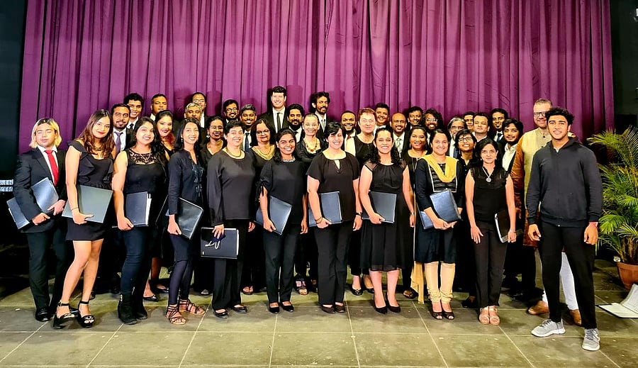 The Bangalore Men and Cappella Bangalore are slated to perform on October 30.