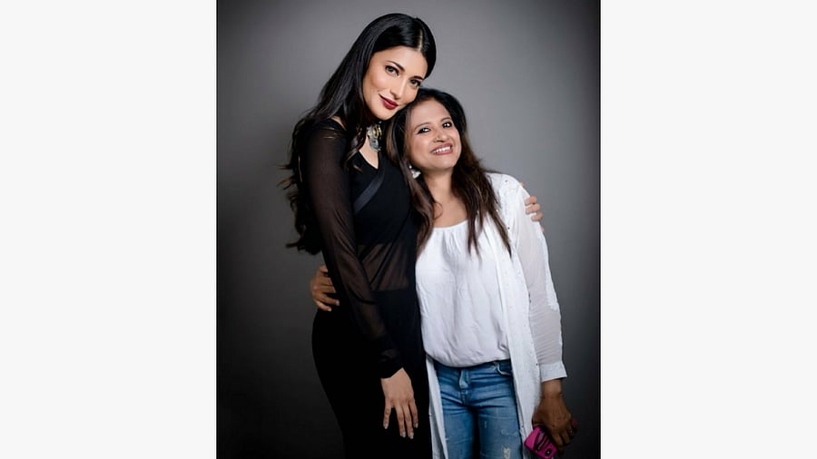 Amritha Ram and Shruti Haasan. Credit: PR Handout