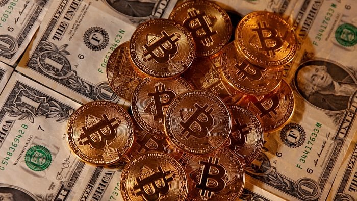 The fund, which opened on October 19, allows investors to speculate on the future value of bitcoin – without actually owning it. Credit: Reuters Photo