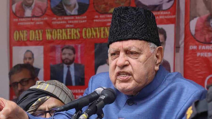 National Conference chief Farooq Abdullah. Credit: PTI Photo
