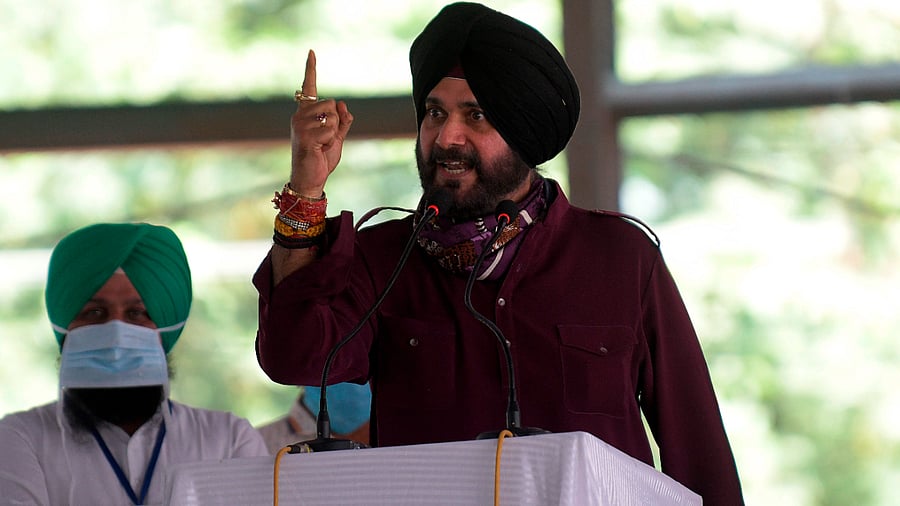 Former cricketer and Congress leader Navjot Singh Sidhu. Credit: PTI Photo
