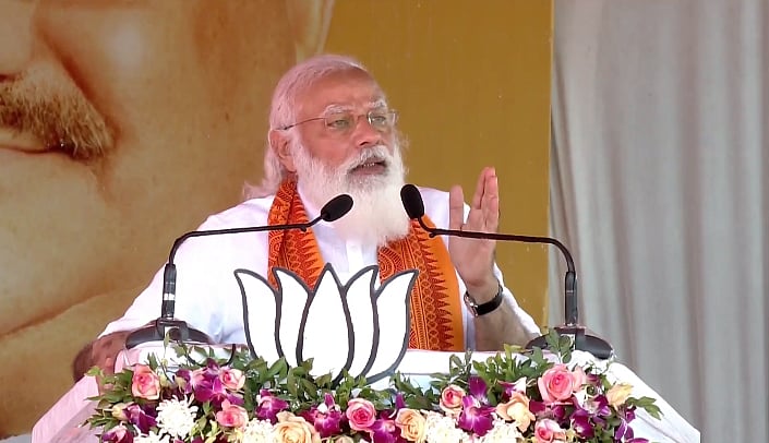 Prime Minister Narendra Modi. Credit: Twitter/@BJP4India