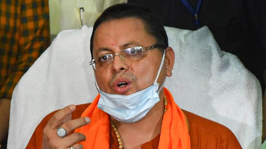 Uttarakhand Chief Minister Pushkar Singh Dhami. Credit: PTI Photo