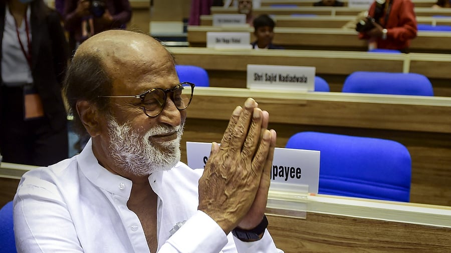 Tamil film superstar Rajinikanth. Credit: PTI Photo