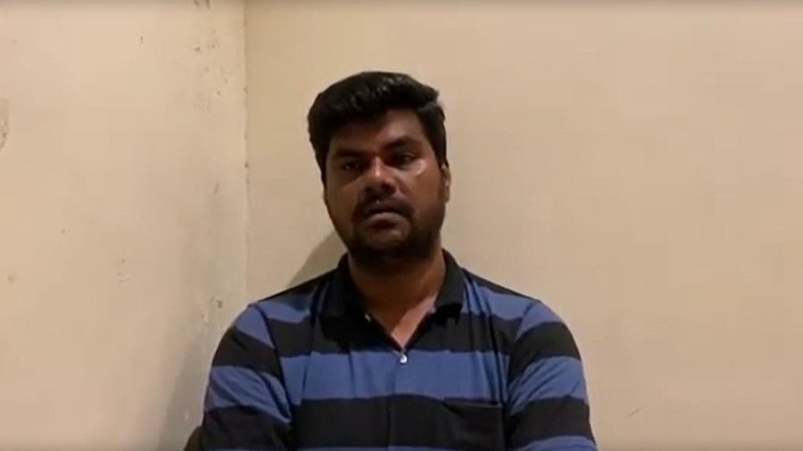 Prabhakar Sail, witness in the cruise ship drugs case who alleged Sameer Wankhede of taking a bribe. Credit: Special Arrangement