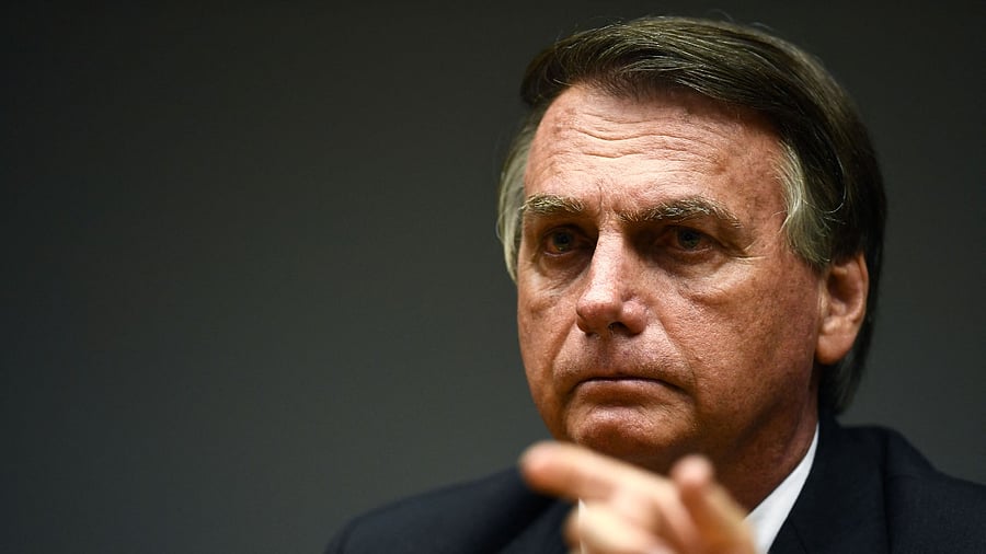 Brazilian President Jair Bolsonaro. Credit: AFP File Photo