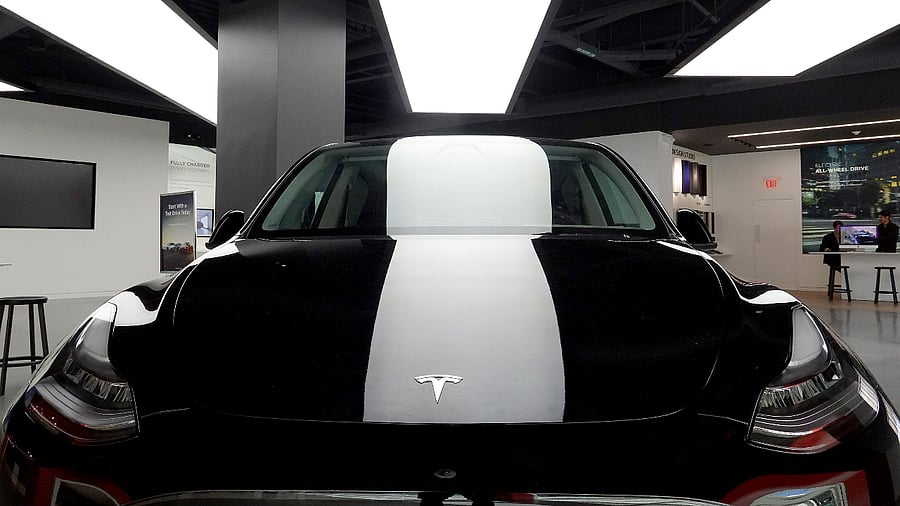Tesla Model Y electric vehicle. Credit: AFP Photo