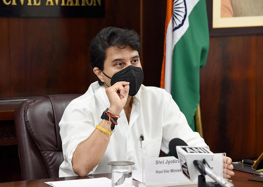 Civil Aviation Minister Jyotiraditya Scindia. Credit: PTI File Photo