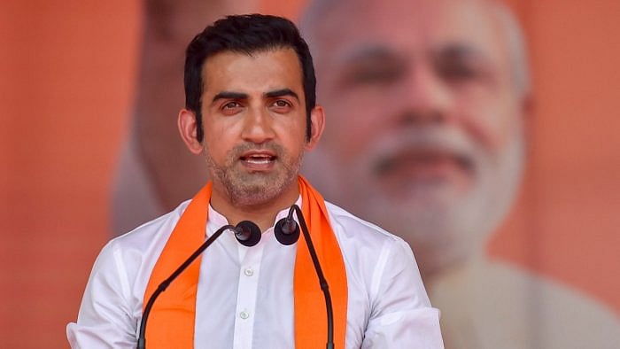 BJP MP Gautam Gambhir. Credit: PTI File Photo