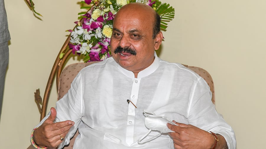 Karnataka CM Basavaraj S Bommai. Credit: DH Photo