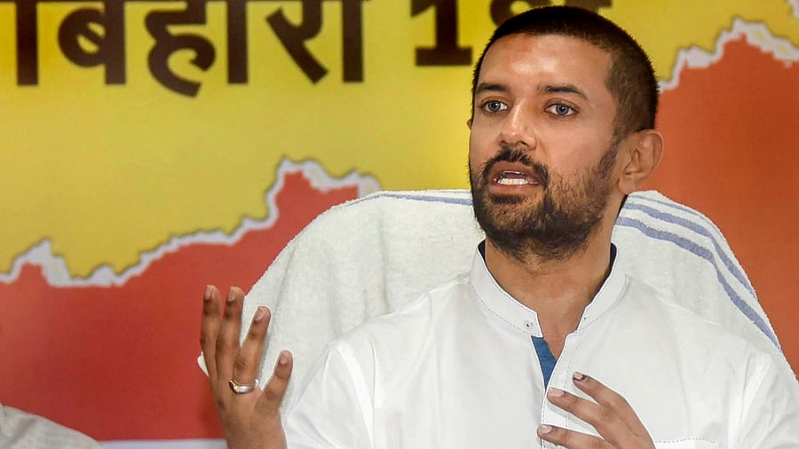 LJP Chief Chirag Paswan. Credit: PTI File Photo