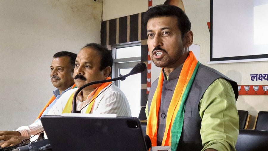 Rajyavardhan Singh Rathore. Credit: PTI file photo