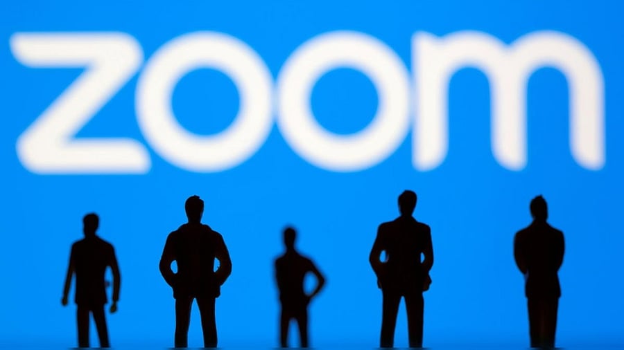 REUTERS FILE PHOTO- Illustration picture of Zoom logo