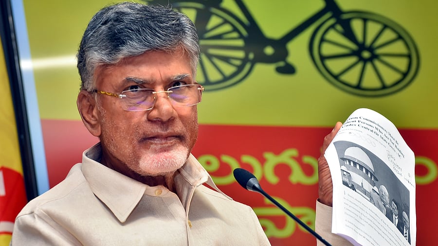 N. Chandrababu Naidu. Credit: PTI Photo