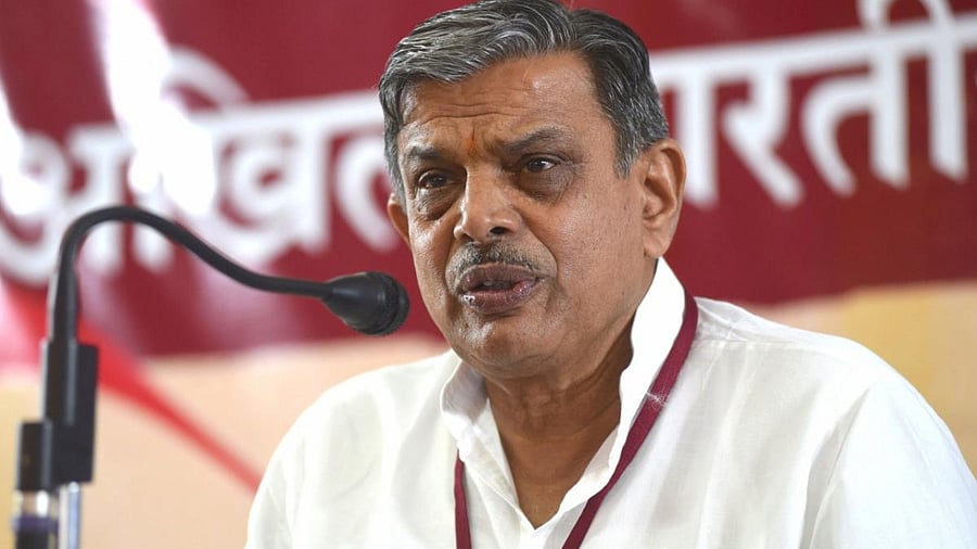 RSS general secretary Dattatreya Hosabale. Credit: PTI File Photo