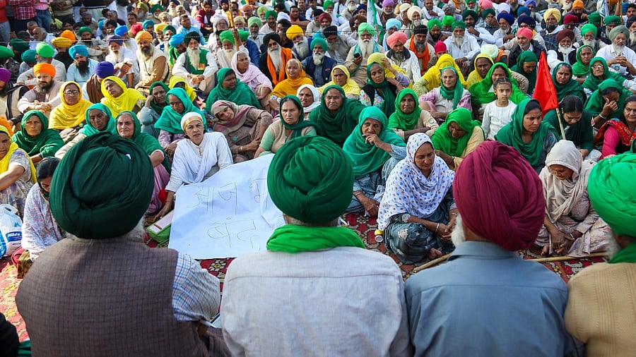 Farmer's protest in India. Credit: AFP File Photo