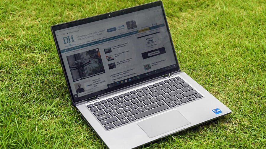 Dell latitude 7320. Credit: DH Photo/S K Dinesh