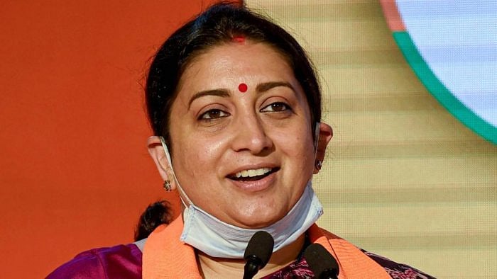 Union minister Smriti Irani. Credit: PTI File Photo