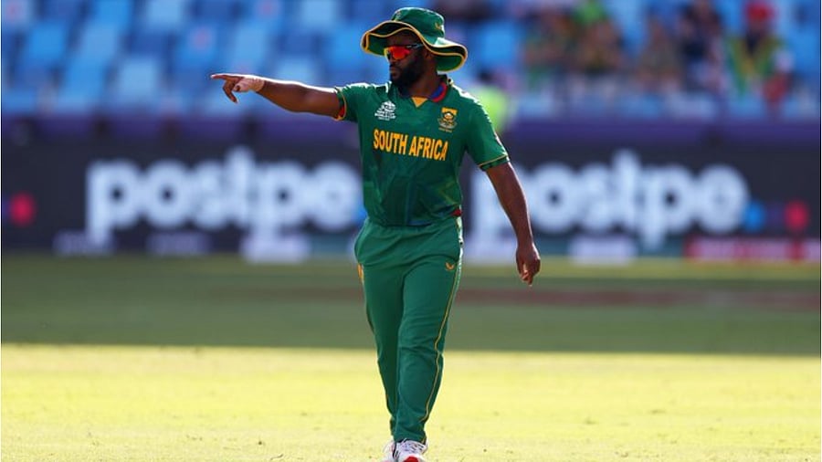 South Africa skipper Temba Bavuma. Credit: Twitter/@ICC