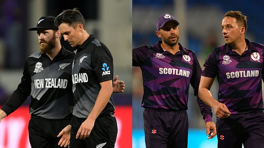 A high-flying New Zealand will hope to inch closer to the semi-final with a win over Scotland. Credit: AFP File Photos
