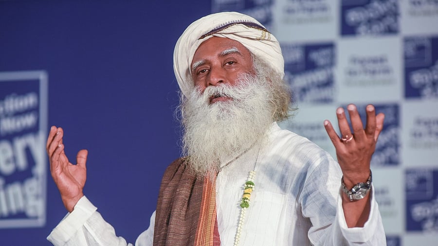 Sadhguru Jaggi Vasudev, founder of ISHA foundation. Credit: DH File Photo/S K Dinesh