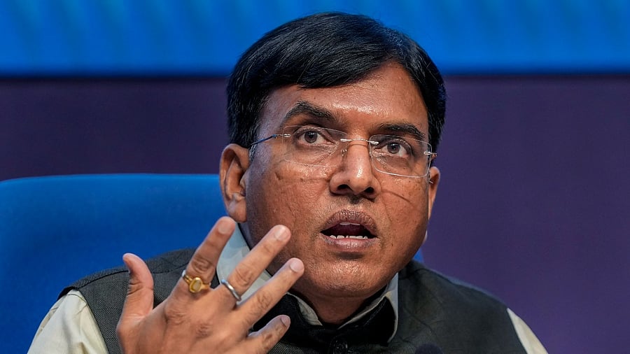 Union Minister of Chemical and Fertilizers Mansukh Mandaviya. Credit: PTI Photo