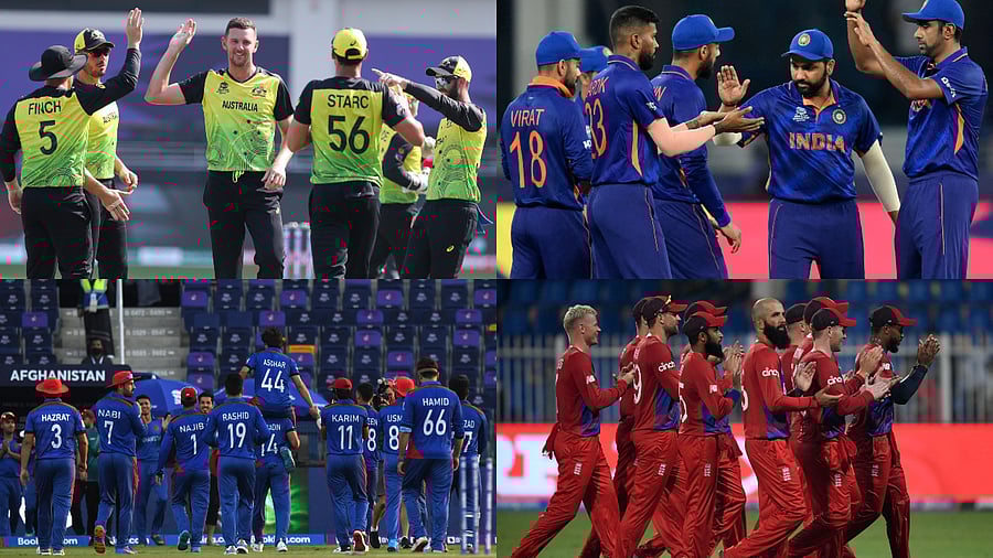 While Australia would be hoping England beat the Proteas and do their semifinal hopes a world of good, Virat Kohli would be praying Afghanistan overcome New Zealand and pave the way for India to enter the last-four. Credit: AP/PTI/AFP