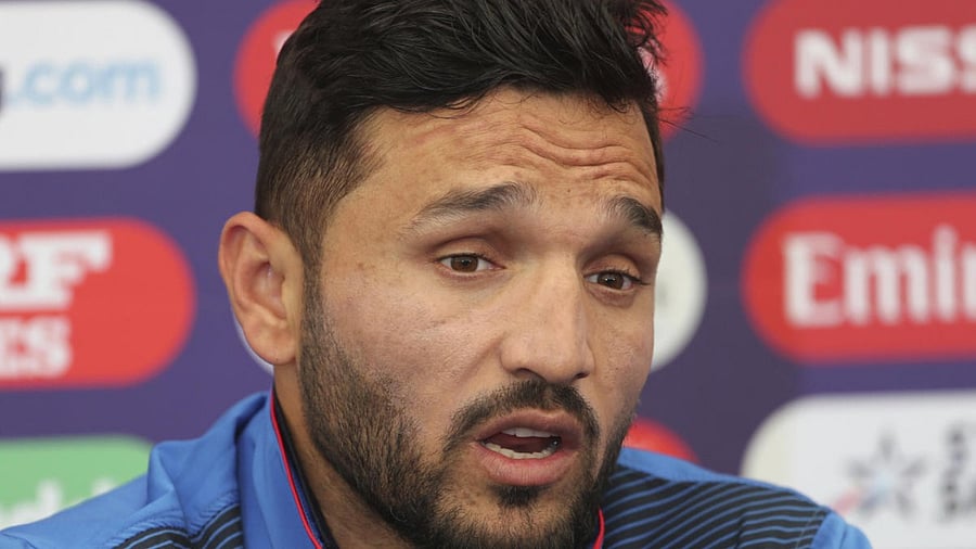 Afghanistan's Gulbadin Naib. Credit: AP File Photo