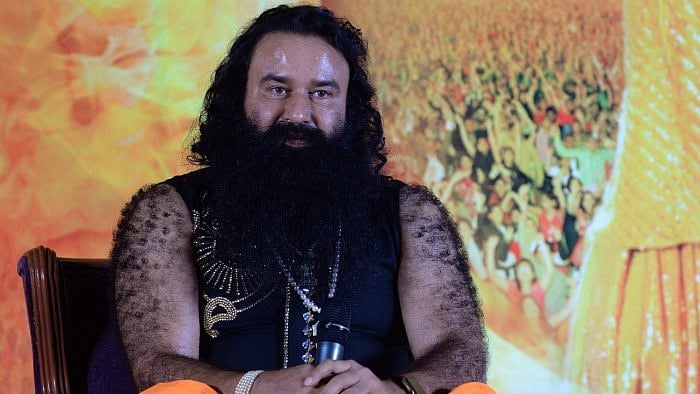 Dera chief Gurmeet Ram Rahim. Credit: AFP File Photo