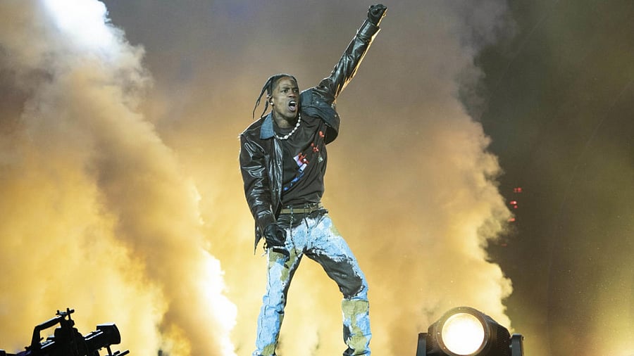 Travis Scott at the Astroworld Music Festival. Credit: AP Photo