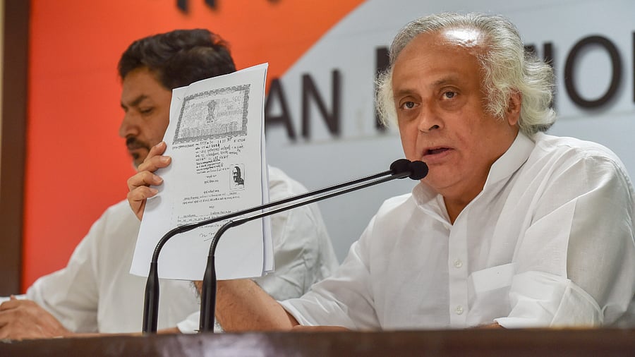 Former Union minister and Congress leader Jairam Ramesh. Credit: PTI Photo