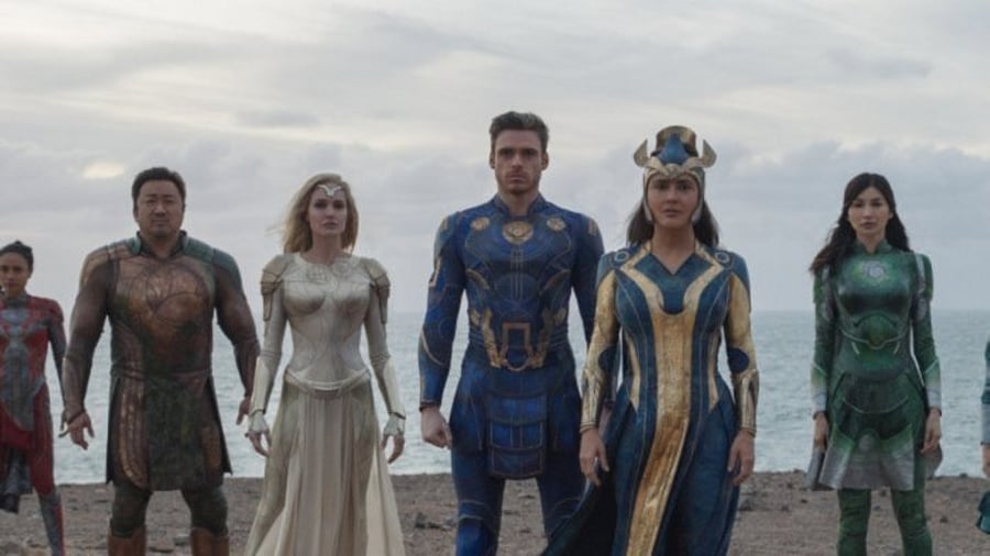 A still from Eternals. Credit: PR Handout 
