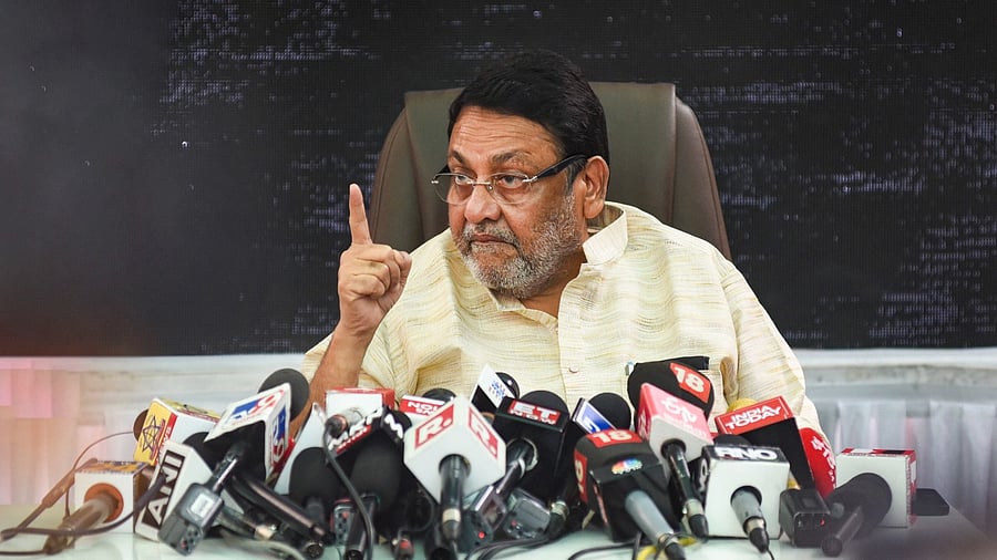 Nationalist Congress Party (NCP) leader Nawab Malik. Credit: PTI Photo