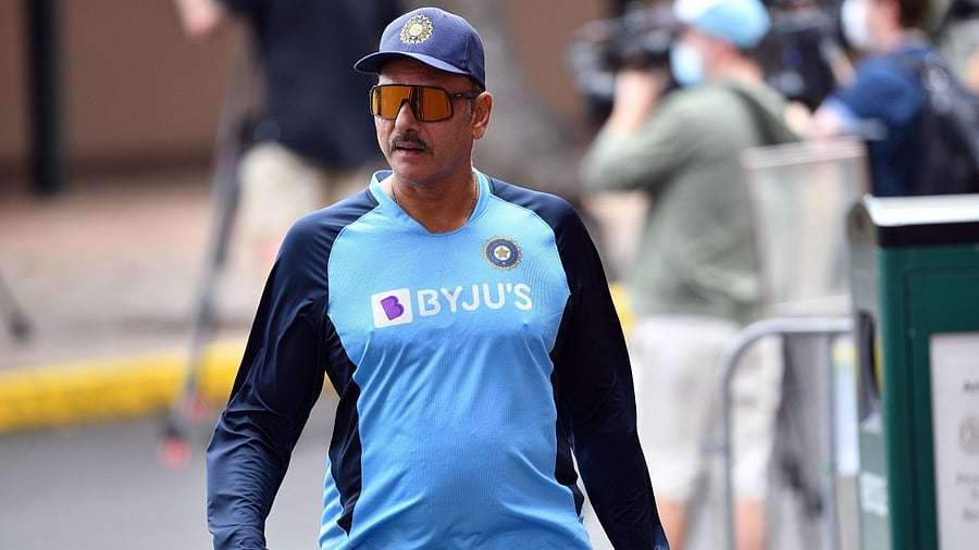 Outgoing India head coach Ravi Shastri. Credit: AFP File Photo