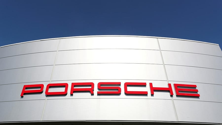 A logo of Porsche is seen outside a Porsche car dealer. Credit: Reuters Photo