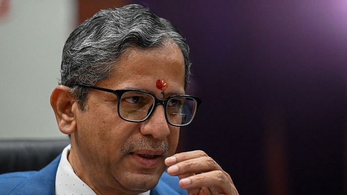 Chief Justice N V Ramana. Credit: AFP Photo