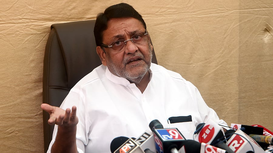 Maharashtra minister and NCP leader Nawab Malik. Credit: PTI Photo