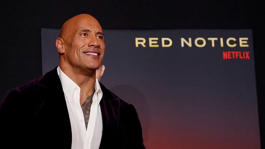 Hollywood star Dwayne Johnson. Credit: Reuters Photo
