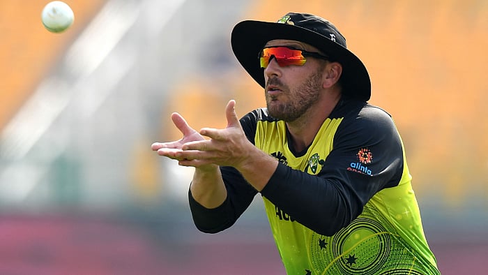 Australia's Aaron Finch. Credit: AFP Photo