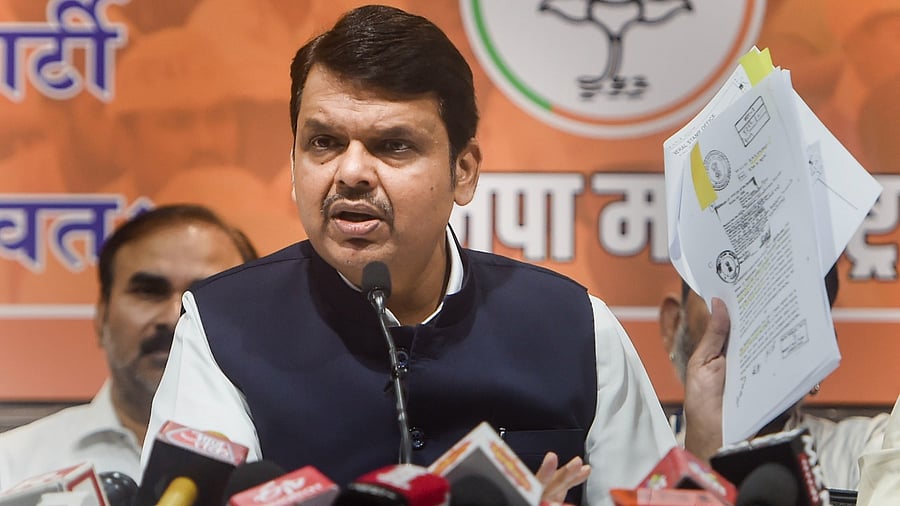 Leader of Opposition in Maharashtra Legislative Assembly Devendra Fadnavis. Credit: PTI File Photo