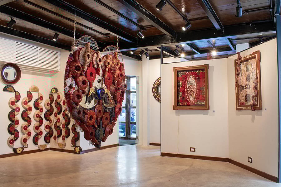 'Yaara' occupies pride of place in the exhibition.